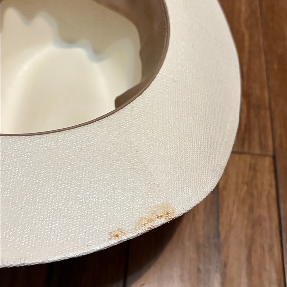 Dobbs Cowboy Hat Ivory 6 7/8 - Picture 12 of 16